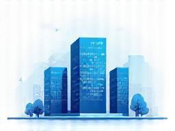 Icon or image representing a modern banking building or digital banking interface.